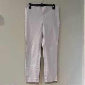 COS White/Grey Trousers with Zipper Size 12